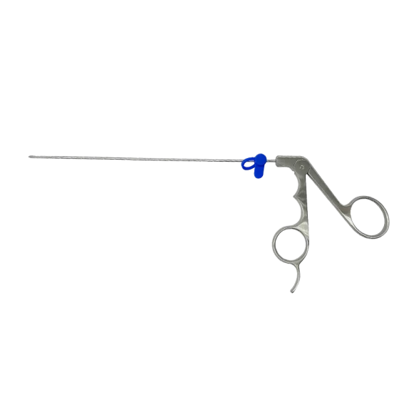 UBE surgical tools for Cervical vertebrae, ultra-fine anti-adhesion cervical nucleus pulposus forceps, 2MM triangular head straight type