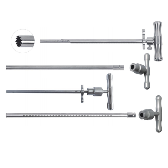 Chirurgische gegenstände mit kettensägen an der wirbelsäule