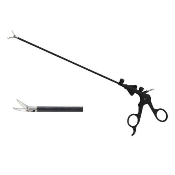 Laparoscopic surgical instrument scissors curved shears (single motion) 5MMX330MM