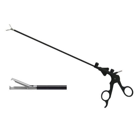 Laparoscopic surgical instrument gripper (mouse tooth) single-action 5MMX330MM