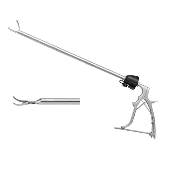 Laparoscopic surgical instrument separation forceps (bent) 45° 10MMX330MM