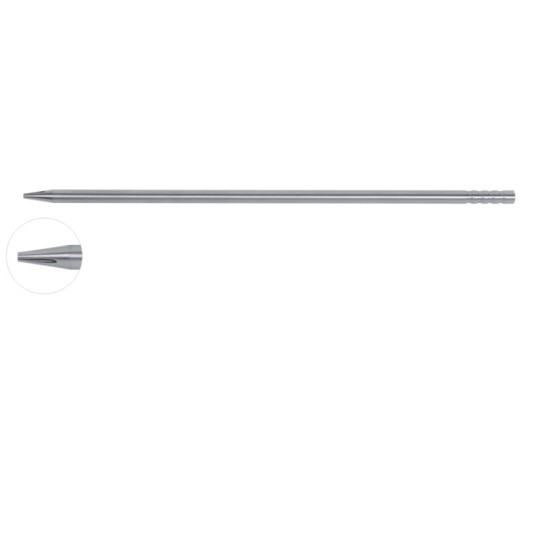 Dual-channel guide rods for spinal endoscopic surgical instruments