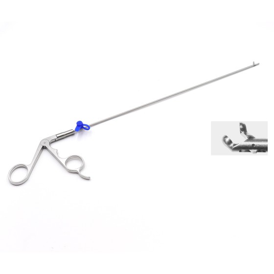 Spinal endoscopy - nucleus pulposus forceps - 2.0mm x 330mm -45° round cup